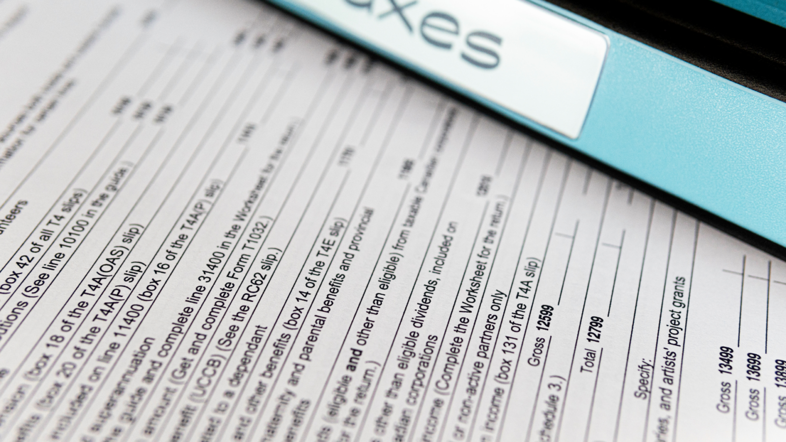 An image of a tax form